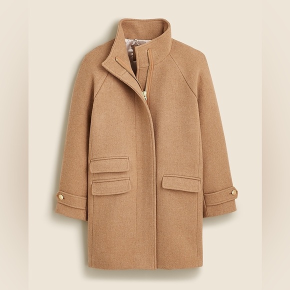 J. Crew Jackets & Blazers - J Crew Petite Toscana coat in Italian stadium-cloth wool blend. CE181